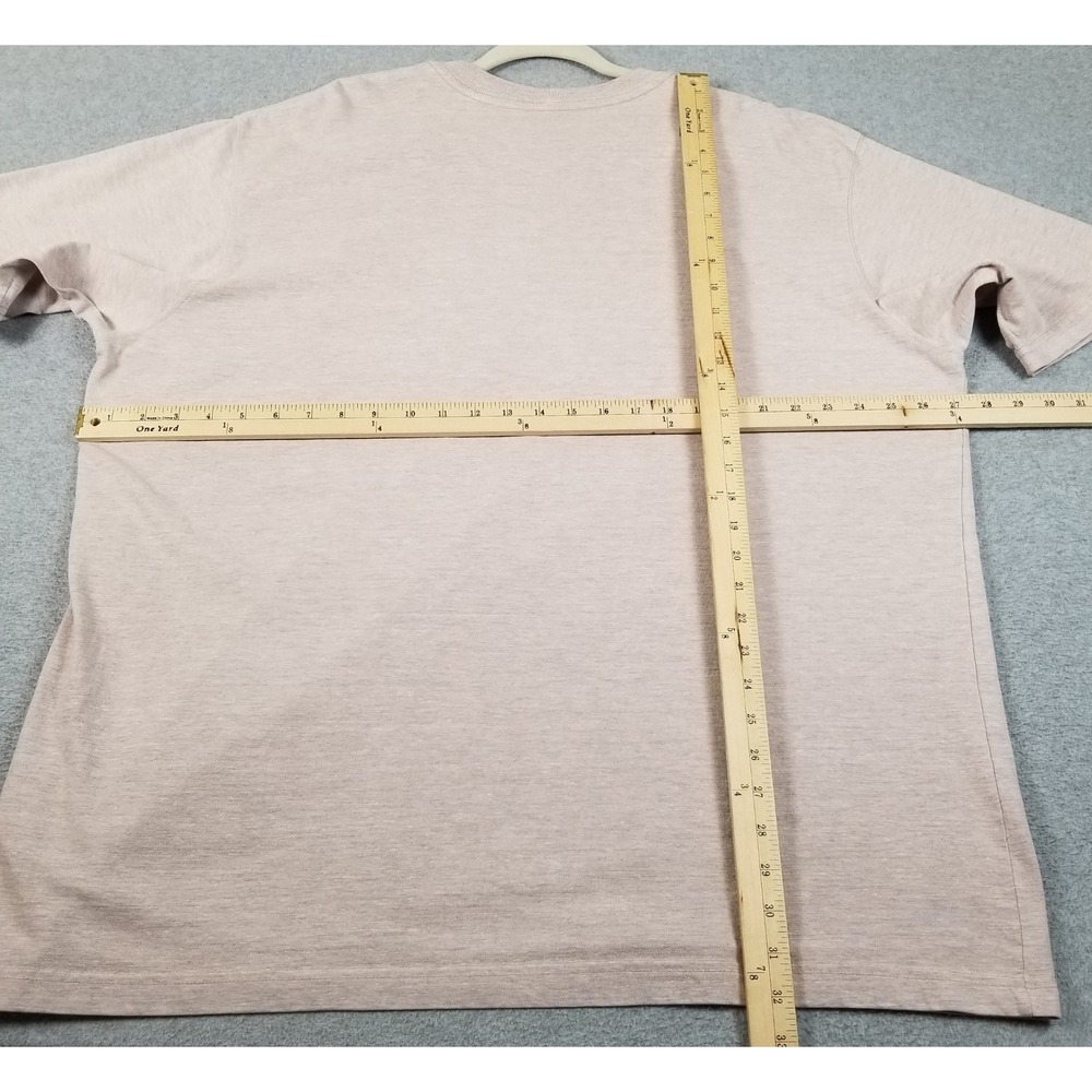 Carhartt Pocket T-Shirt Mens 2XL XXL Loose Fit Short Sleeve Workwear Thick Knit - Picture 7 of 12